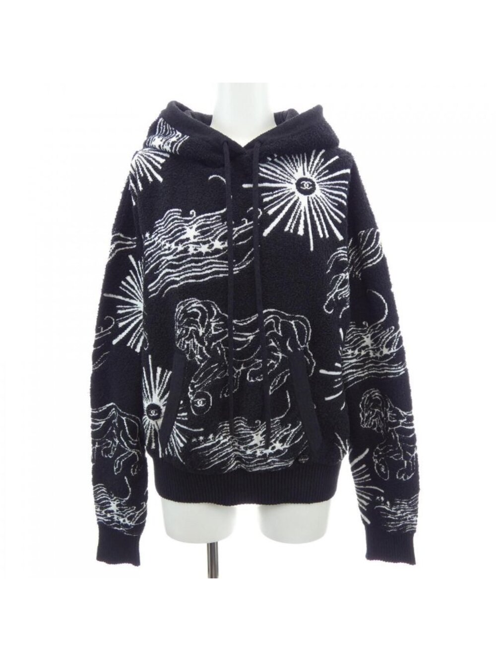 Chanel 22c Hoodie Black